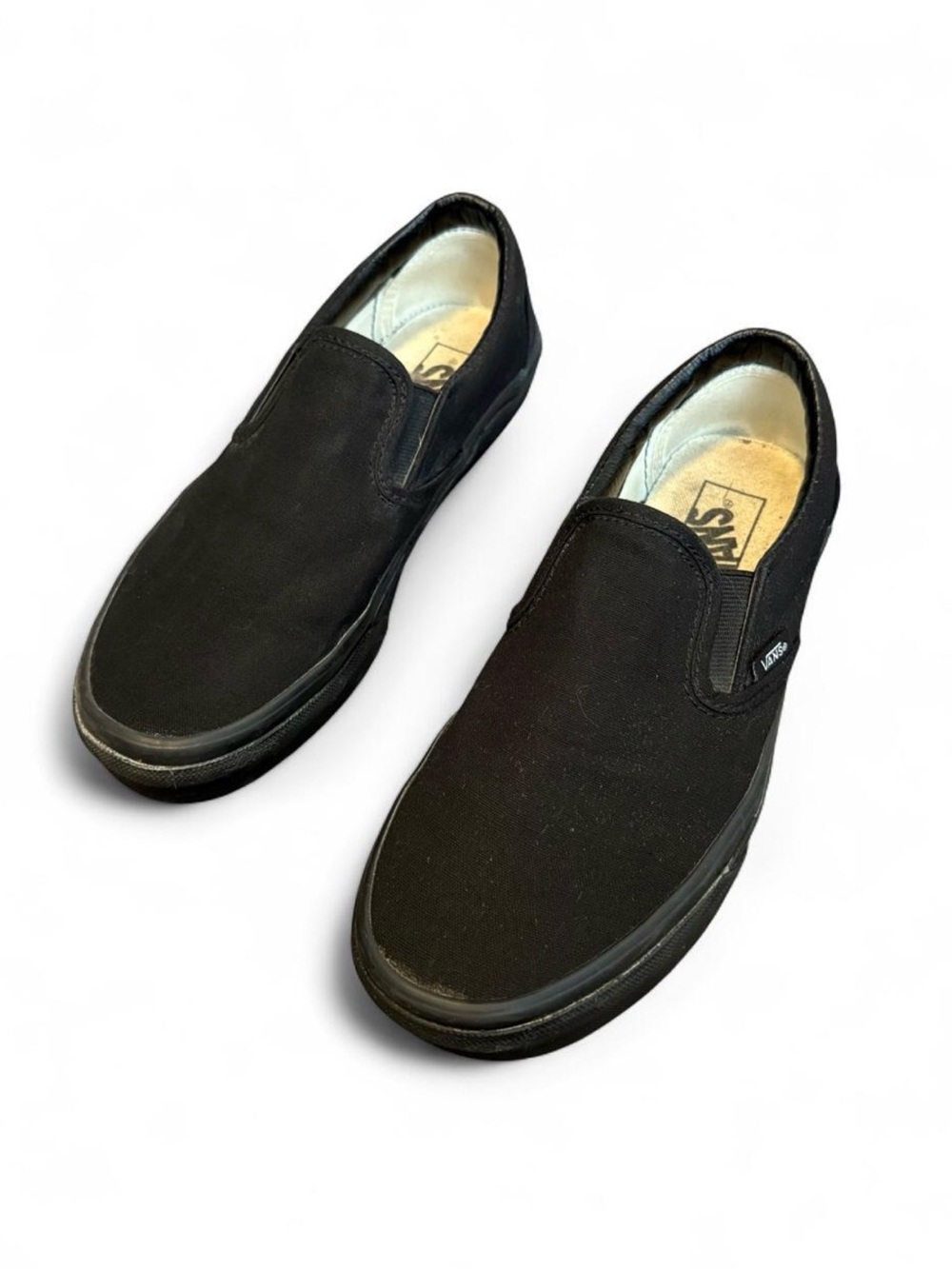 Vans Classic Slip-On Sneakers in Black